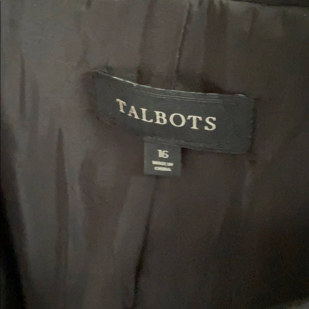 Talbots black blazer - Picture 3 of 8